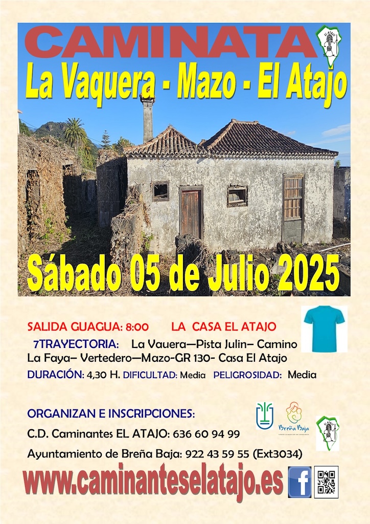 Cartel La Vaquera Mazo 25
